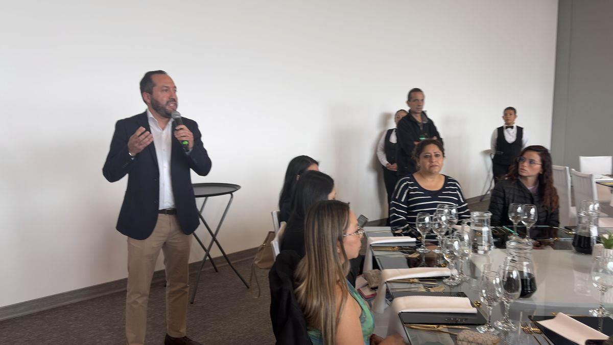 Diego Padula, CEO de Polimundo en rueda de negocios, en Quito.