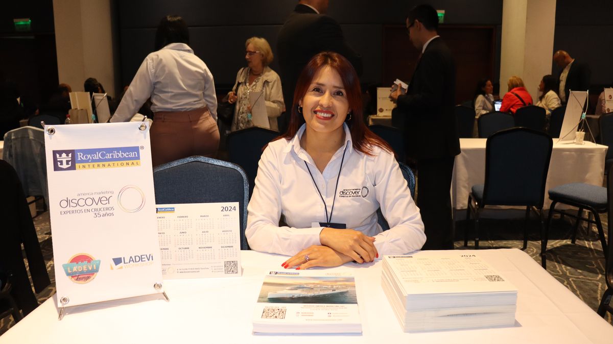 Ximena Totena, ejecutiva comercial de Discover America Marketing, representantes de Royal Caribbean en Colombia.