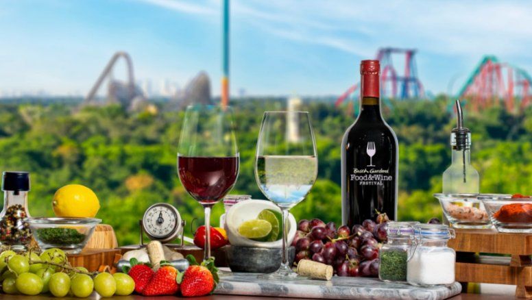Tampa: el Busch Gardens Food & Wine Festival se incluye en la entrada diaria al parque.