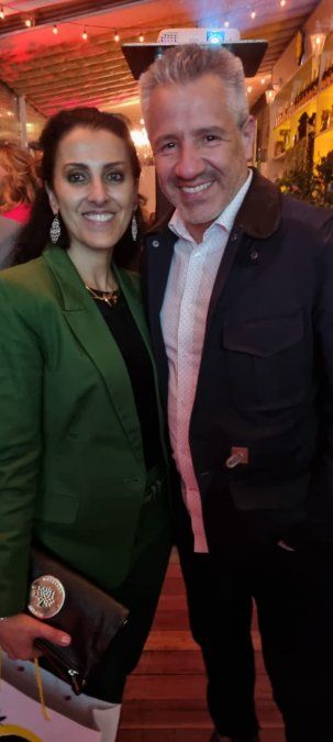 Soraya Zaoudi Máquez, responsable de prensa en Colombia de la Consejería de turismo de España; Fabian Manotas, director de Ladevi Colombia, Perú y Ecuador.