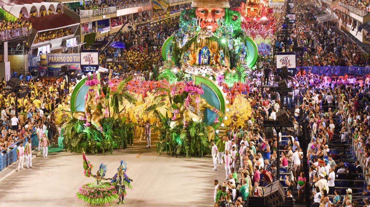 El carnaval de Río de Janeiro es el más importante del mundo.