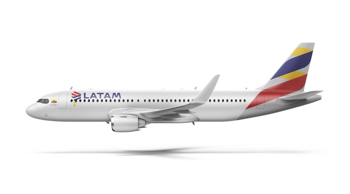 Latam Airlines presenta colección especial de aviones con colores de Sudamerica, donde Ecuador participará.