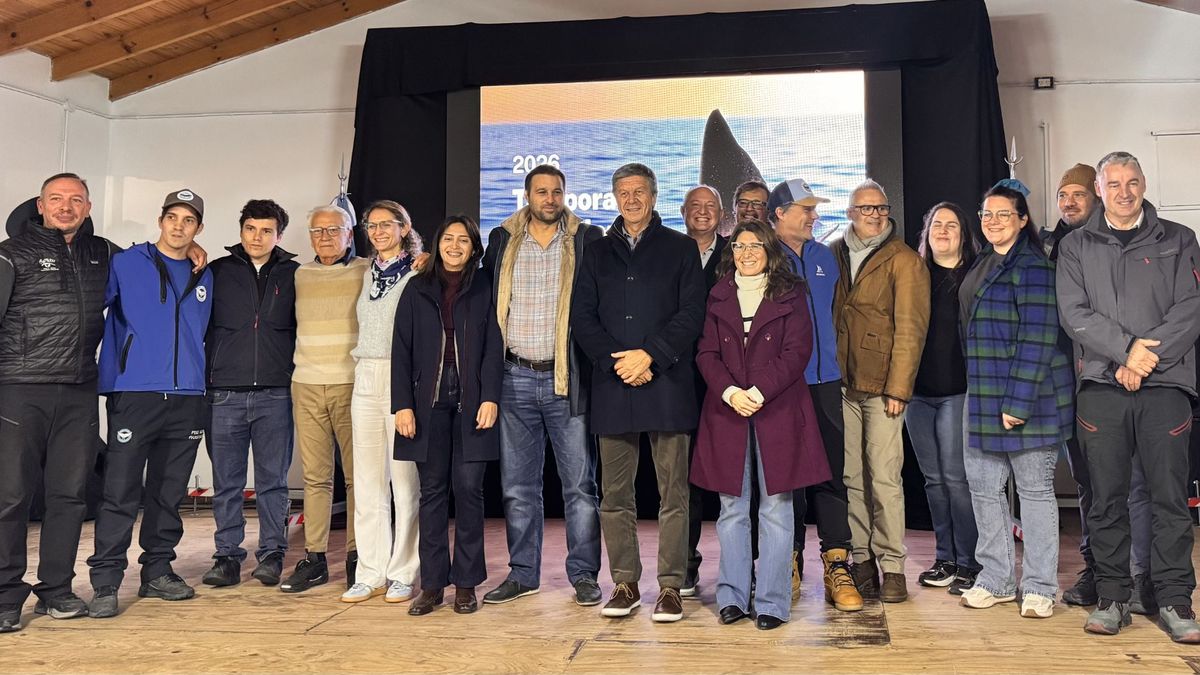 Diego Lapenna, Jorge Perversi y Gustavo Menna encabezaron el lanzamiento de temporada en Chubut.