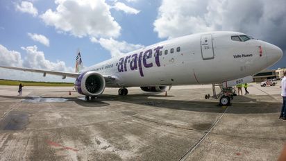 AraJet, aerolínea dominicana, inició operaciones el 15 de septiembre en Colombia.