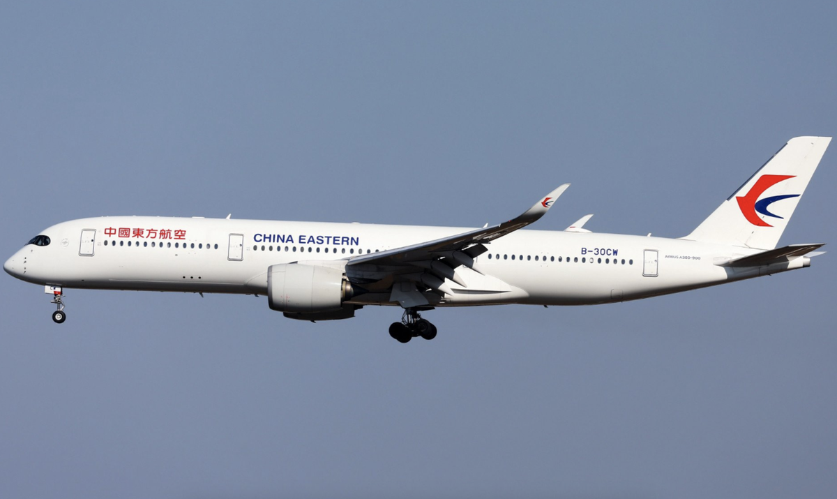 Uno de los aviones de la aerolínea China Eastern.