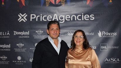 Pablo Jaitman, director general para Colombia de PriceTravel y Zoraida Cedeño, gerente general de Agencias de PriceAgencies.