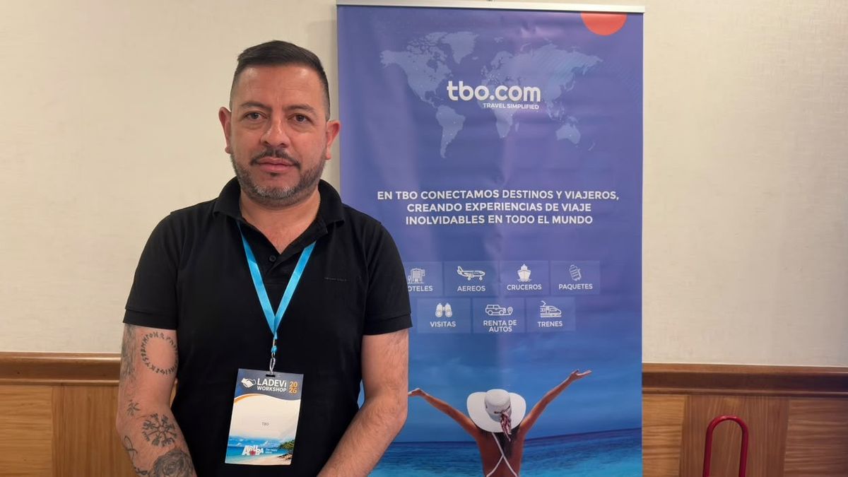 Sergio Ernesto Rubio, de TBO.COM, en el Ladevi Workshop Quito.