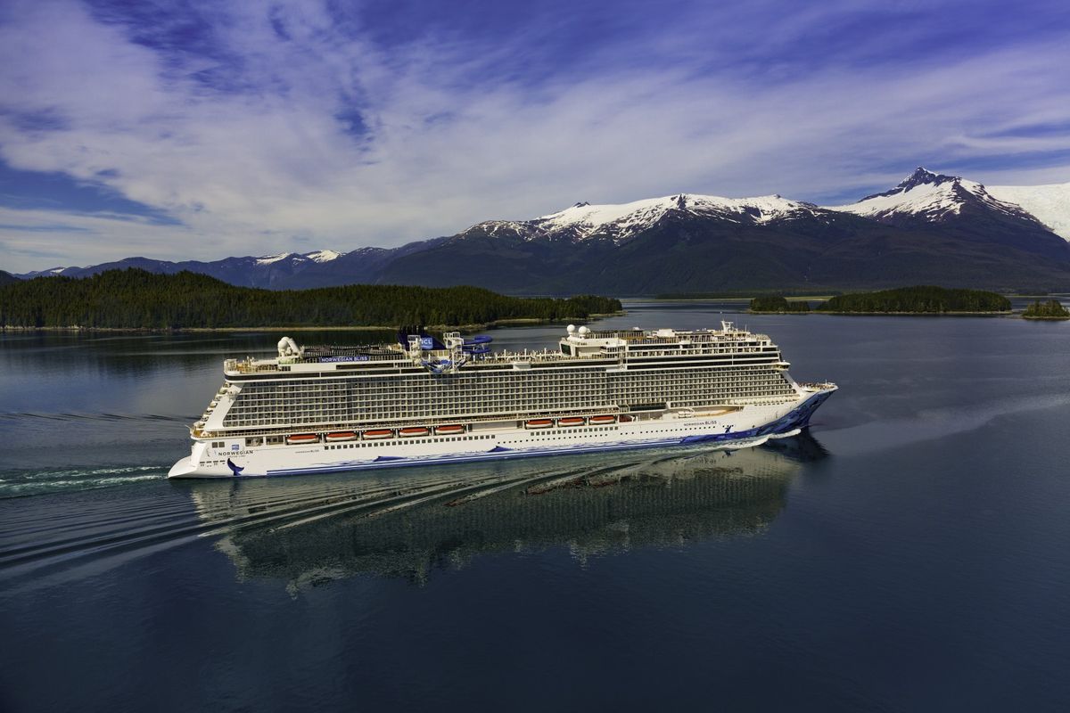  Norwegian Bliss de Norwegian Cruise Line inaugura el 2022 viajando a Alaska desde Seattle