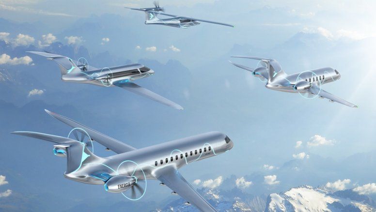 La Familia Energía, de Embraer, a pleno.