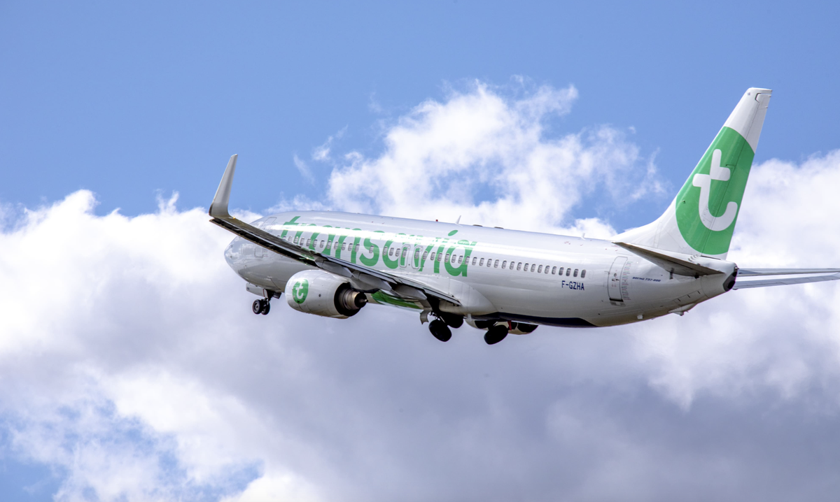 Avión de Transavia.