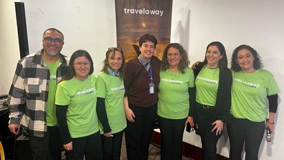 Travelaway: equipo del turoperador a cargo de la organización del workshop.