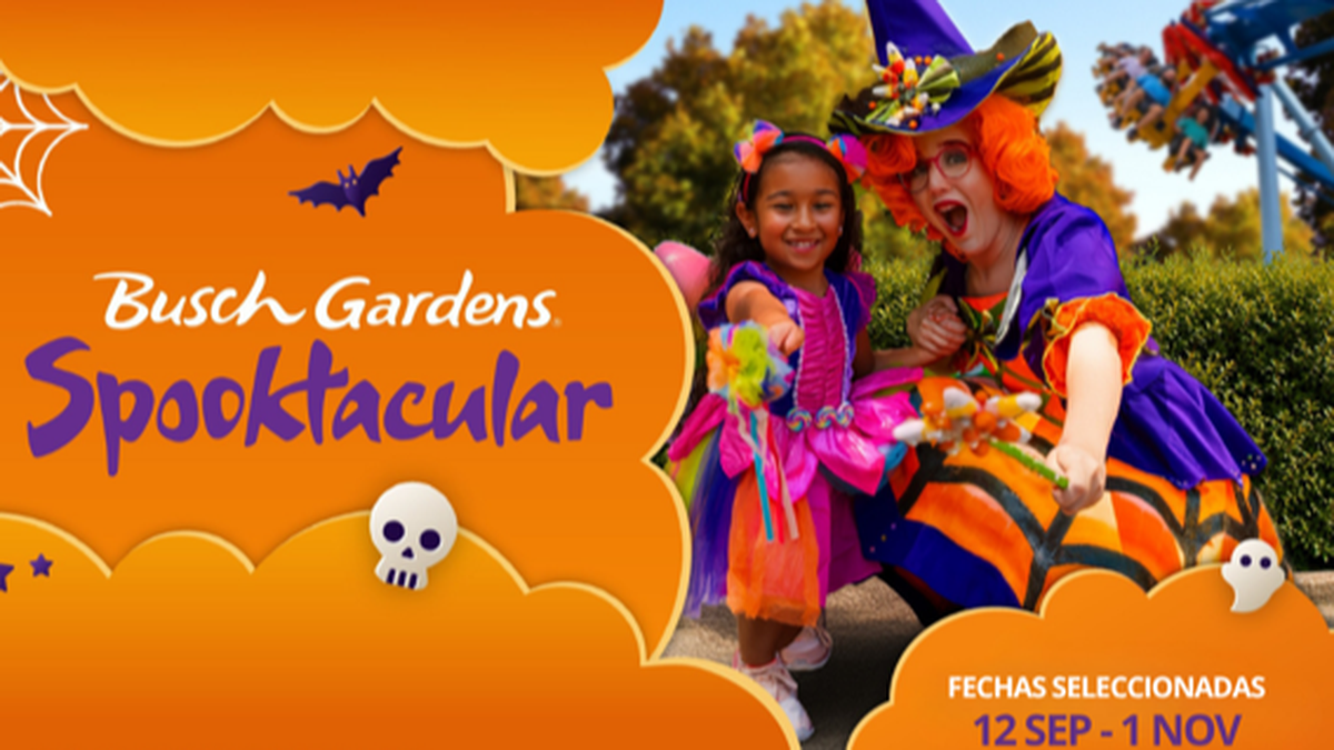 United Parks: en Busch Gardens Tampa Bay, el Spooktacular se realiza los sábados y domingos hasta el 1º de noviembre. United Parks: en Busch Gardens Tampa Bay, el Spooktacular se realiza los sábados y domingos hasta el 1º de noviembre.