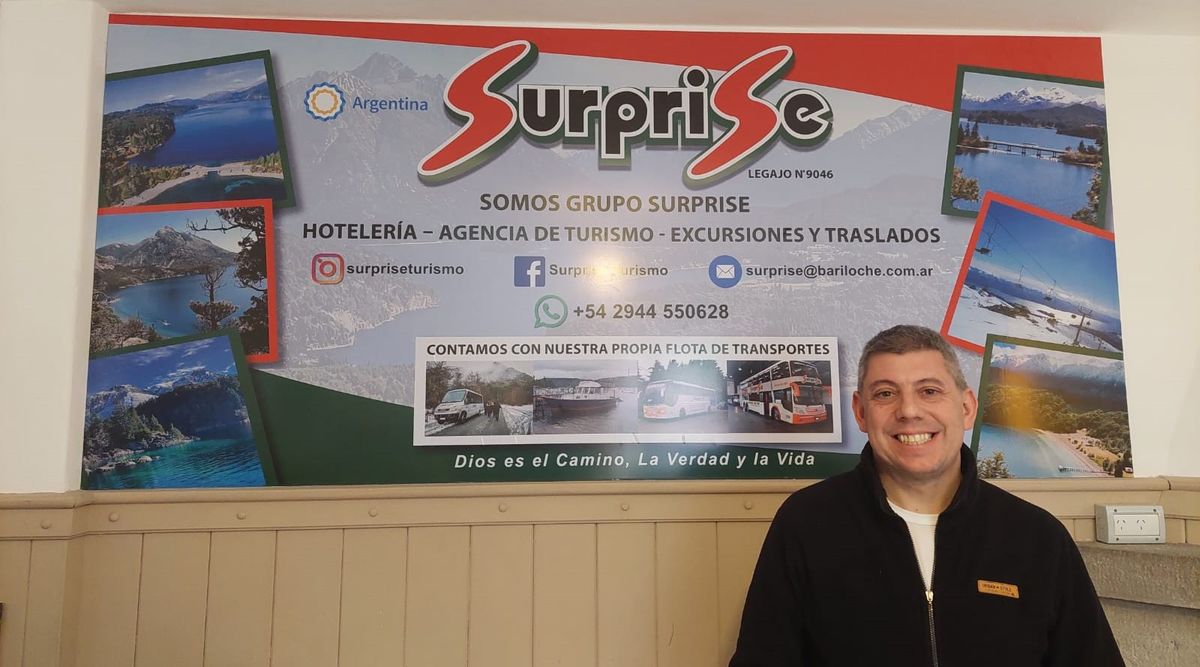 Hernán Fumagalli, gerente comercial de Surprise Turismo.