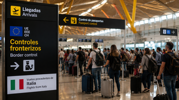 Italia amplía sus controles fronterizos a viajeros españoles.