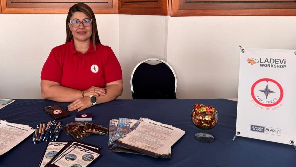 Ivon Pérez, gerente de IP Mayorista de Turismo, durante el Ladevi Workshop Bucaramanga.
