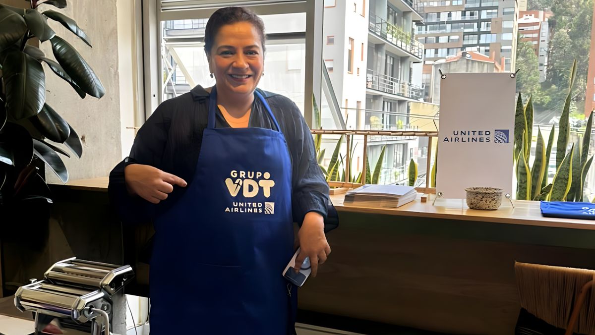 Asistentes al evento de Grupo VDT y United Airlines.