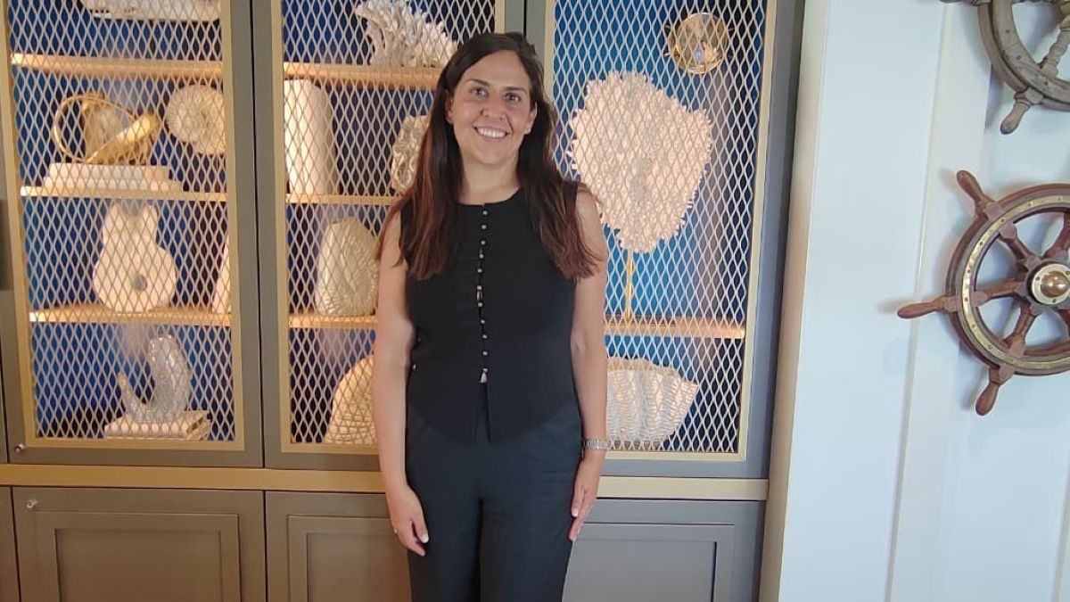 La vicepresidenta asociada de Ventas para Latinoamérica y el Caribe de Royal Caribbean, Itzel Valdés.