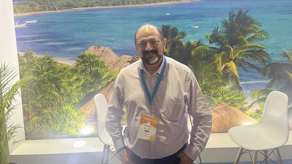 El responsable de la promoción de Caribe mexicano, Darío Flota.