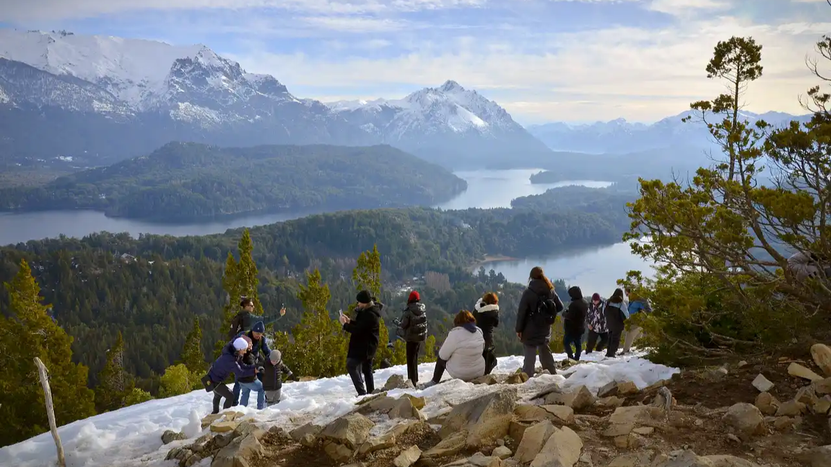 Las vacaciones de invierno se viven al máximo en Bariloche.