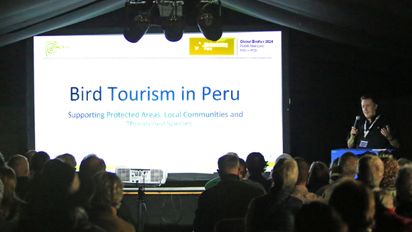 En la feria Global Birdfair de 2023, PromPerú logró más de 300 atenciones.