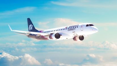 Aeroméxico incorporará conexión Wi-Fi a su flota Embraer 190