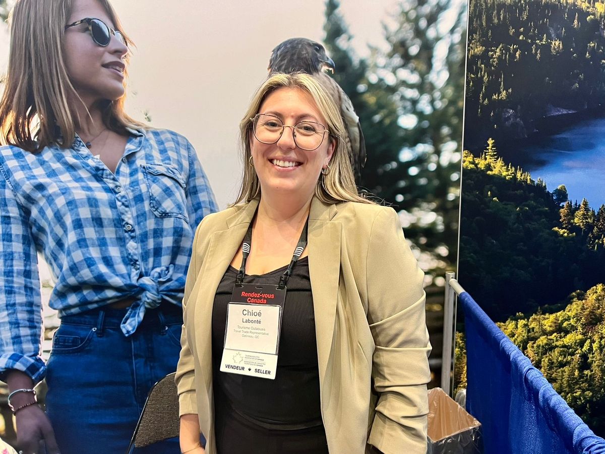 Chloé Labonté representante de Travel Trade de Outaouais.