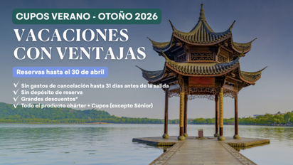 Campana promocional de cupos verano/otono del turoperador Cinco Estrellas Club.