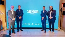 Óscar Restrepo, director general de la región Andina; Christian Daghelinckx, Managing Director America de Minor Hotels Europe & Americas y Marc Balanger, gerente general de nhow Lima.