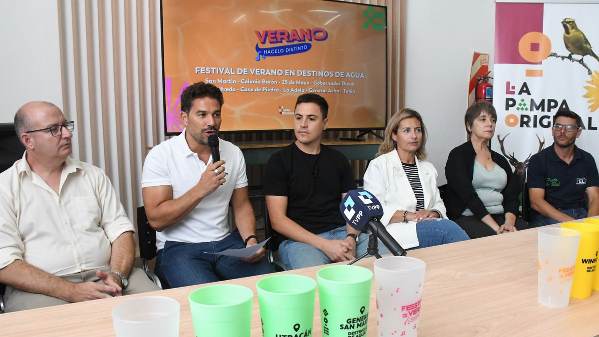 La Pampa anuncia el lanzamiento del festival de verano en destinos de agua.