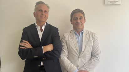 David Moré Pacheco, CEO de Mapa Group Travel; y Alfonso García, director comercial de Mapaplus para Latinoamérica.