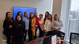 El almuerzo se realizó en las oficinas de Aviareps. 
