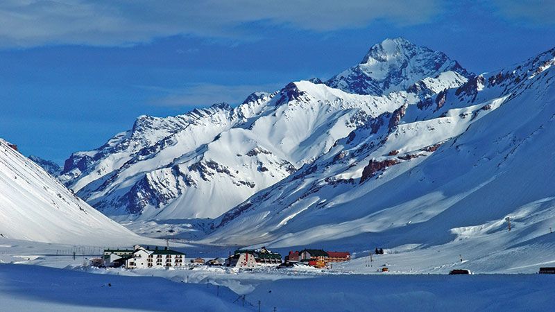 Penitentes, otra alternativa para esquiar en suelo mendocino.
