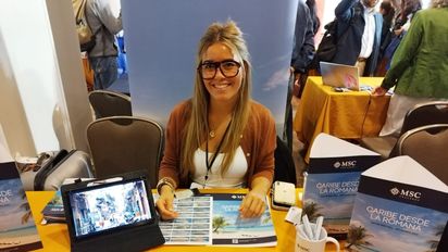 Laura Parera de MSC Cruceros presente en el Ladevi Workshop de temporada baja 2026 para impulsar el Caribe sin visa y reforzar su expansión global en la región.