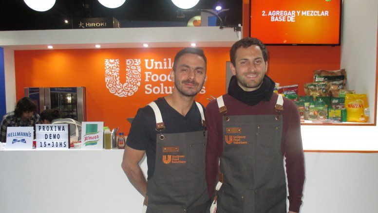 Juan Ignacio Garavaglia y Juan Rodr&iacute;guez Momesso, de Unilever.