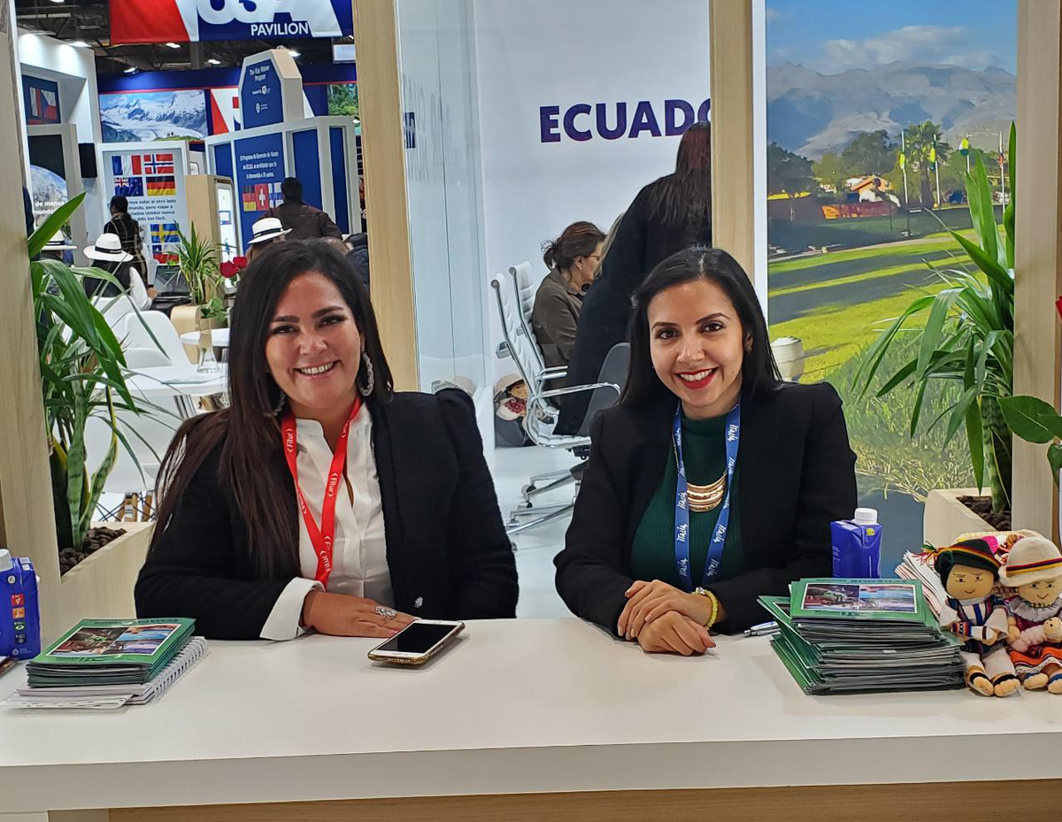 Lourdes Tutivén, presidenta y; Dianne Infante, gerente general, ambas de GTT. 