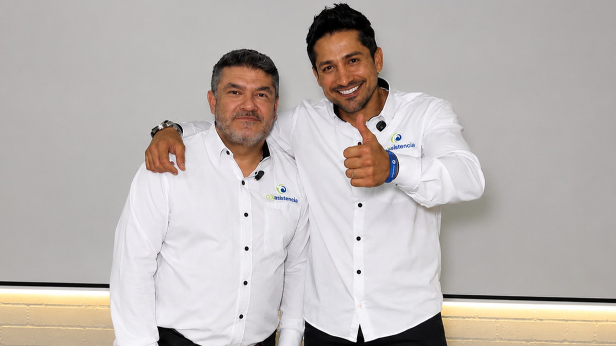 William Bejarano, gerente general y Mauricio Parra, gerente comercial de Colasistencia.