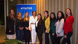 Equipo de Aviatur Mayorista en el marco de su evento de fin de año.&nbsp;