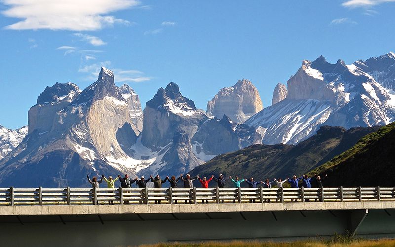 Así cerramos el periplo, en Torres del Paine.