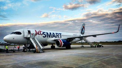 El Cardenal, uno de los Airbus A320 de JetSmart.
