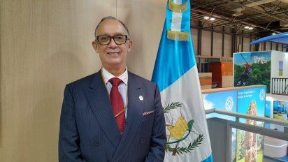 Mynor Arturo Cordón Lemus representando a Guatemala en Fitur.&nbsp;