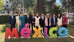 Representantes turísticos de México y de Fitur tras la presentación del país norteamericano como socio de la feria en la edición de 2026.
