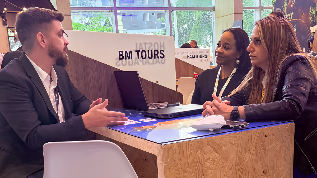 La agencia de viajes Bm Tours en la Vitrina Turística Anato 2025.
