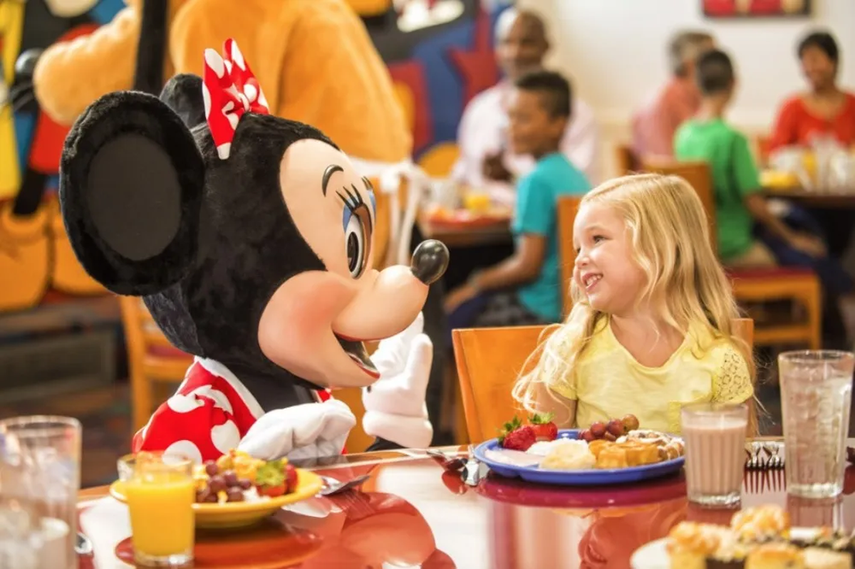 Walt Disney World Resort: compartir una comida con los personajes del parque es una actividad extra que se sugiere tener en cuenta.