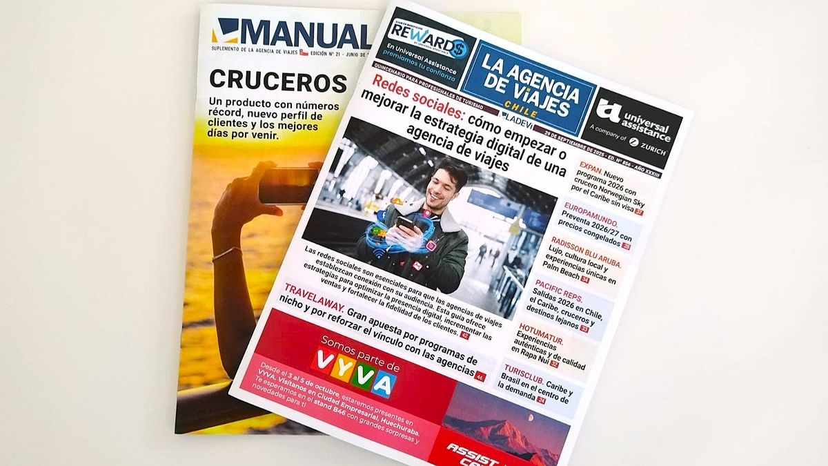 Manuel de Cruceros 2025 y edición 856 de Ladevi. 