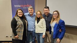 Lorena Belaunde, Douglas Suptitz, Maricarmen Hernández y Patricia Sánchez, unidos para presentar los destinos Brasil y Panamá.