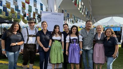 Lufthansa aprovechó la celebración del Oktoberfest en México promoviendo vuelos que aterricen en el Aeropuerto Internacional de Múnich.