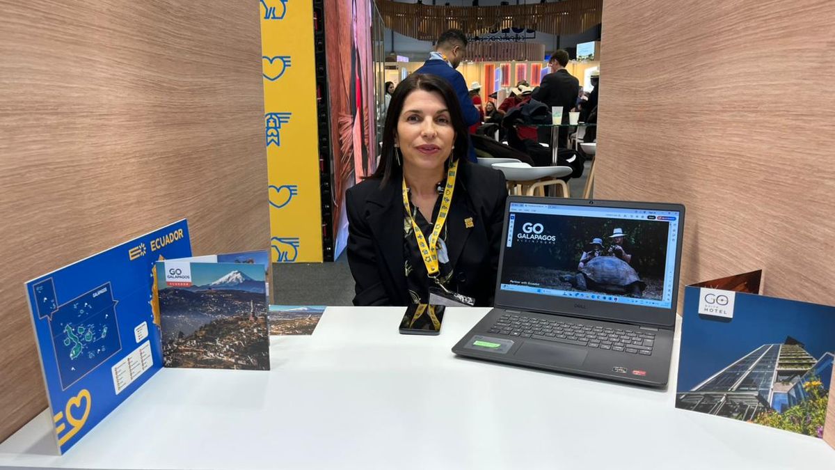 Soledad Yépez, de tour operador Go Galapagos. Fitur 2026.