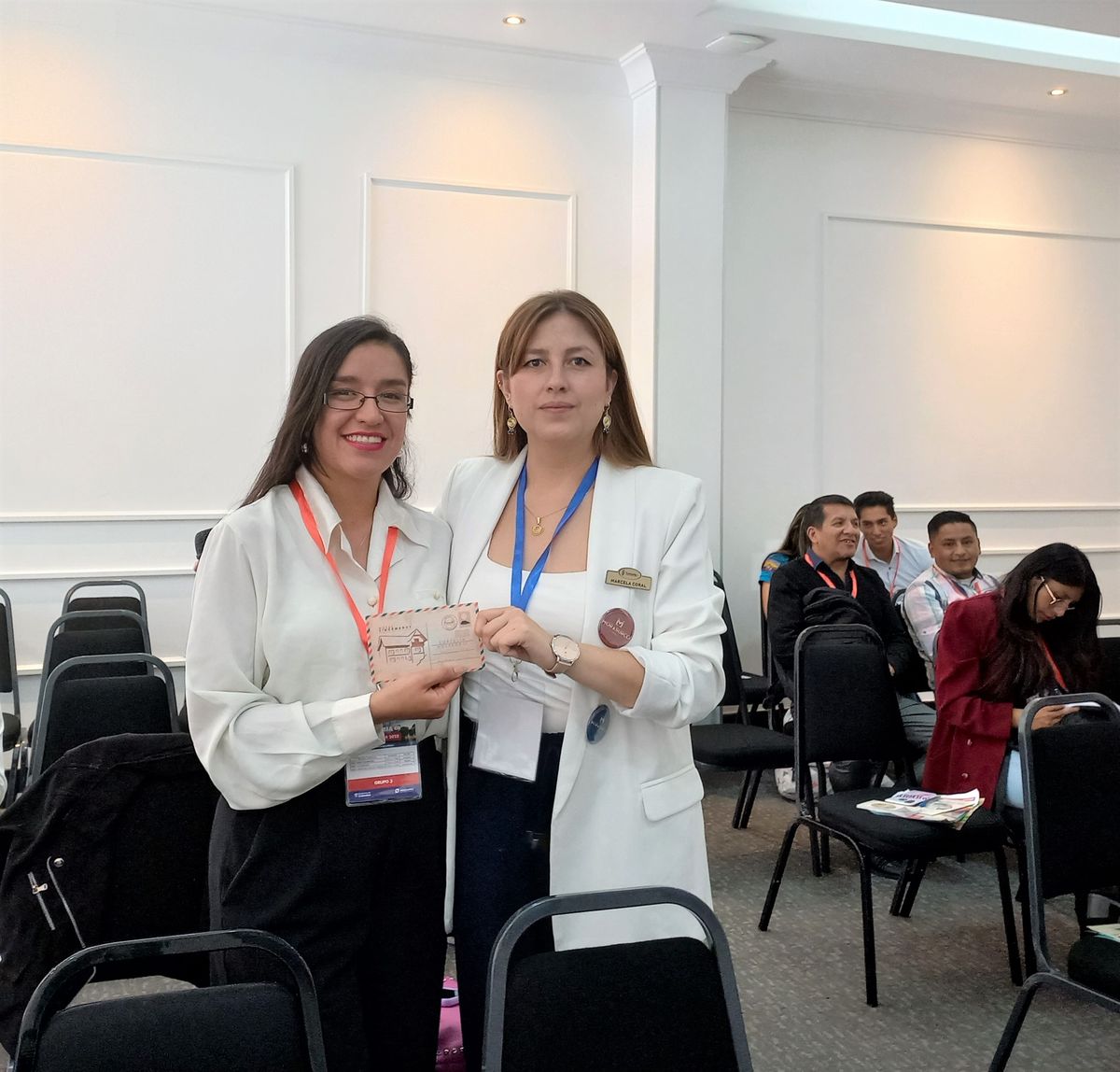 Los empresarios que acompañaron a ProColombia en su misión comercial en Ecuador sortearon varios premios entre los asistentes. 