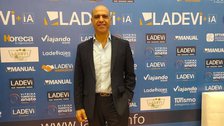 Juan Carlos Galindo, presidente de OxoHotel, durante la Vitrina Turística Anato 2026.