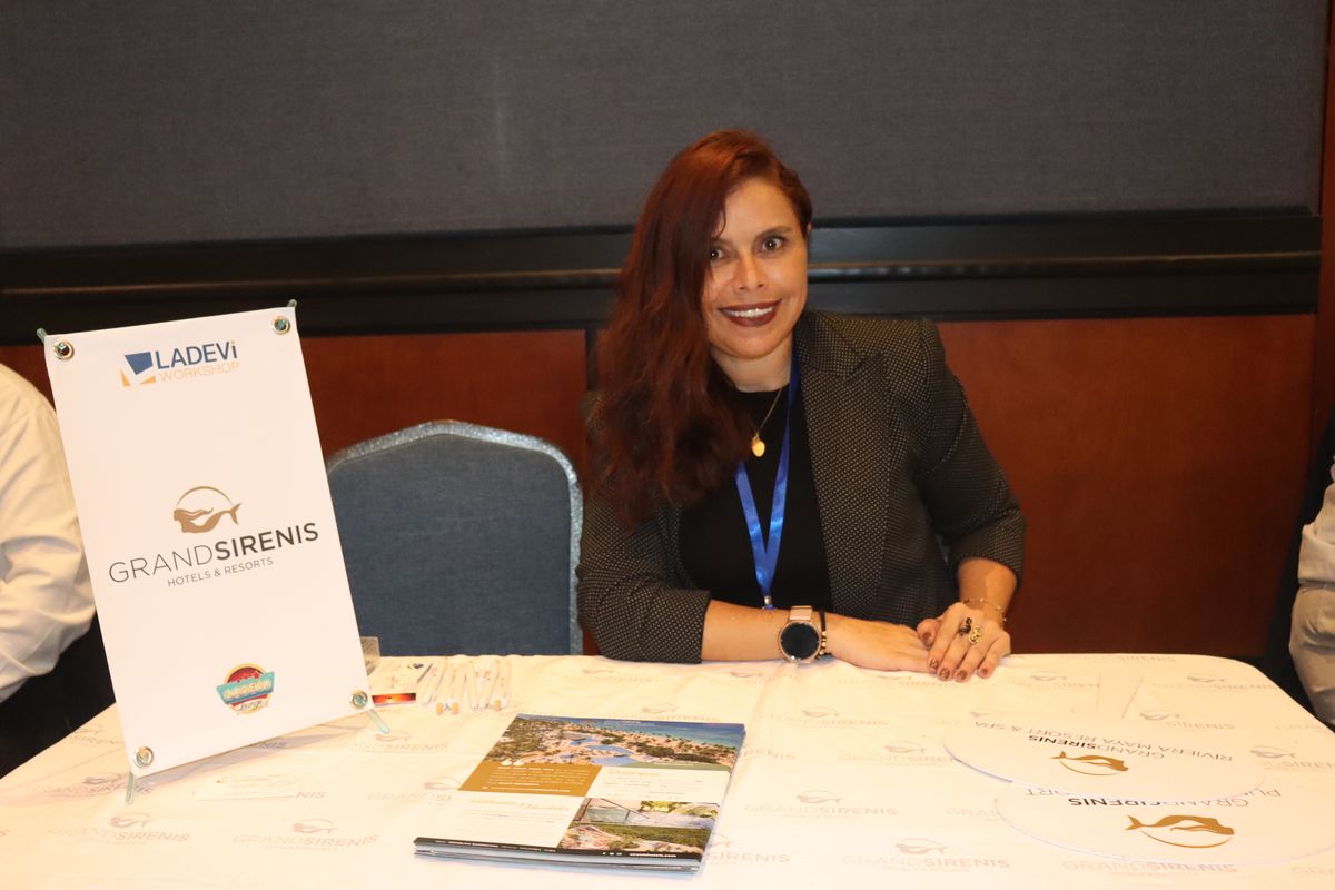 Clara Inés Marín Bedoya, representante comercial Latam para Grand Sirenis Hotels & Resorts en el Ladevi Workshop.